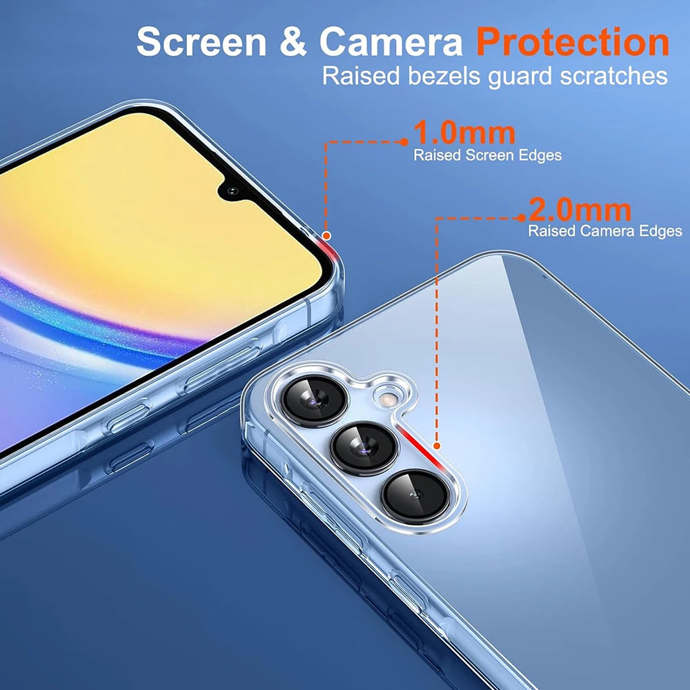 Coque en silicone souple ultra-mince pour Samsung Galaxy (S25, S24)