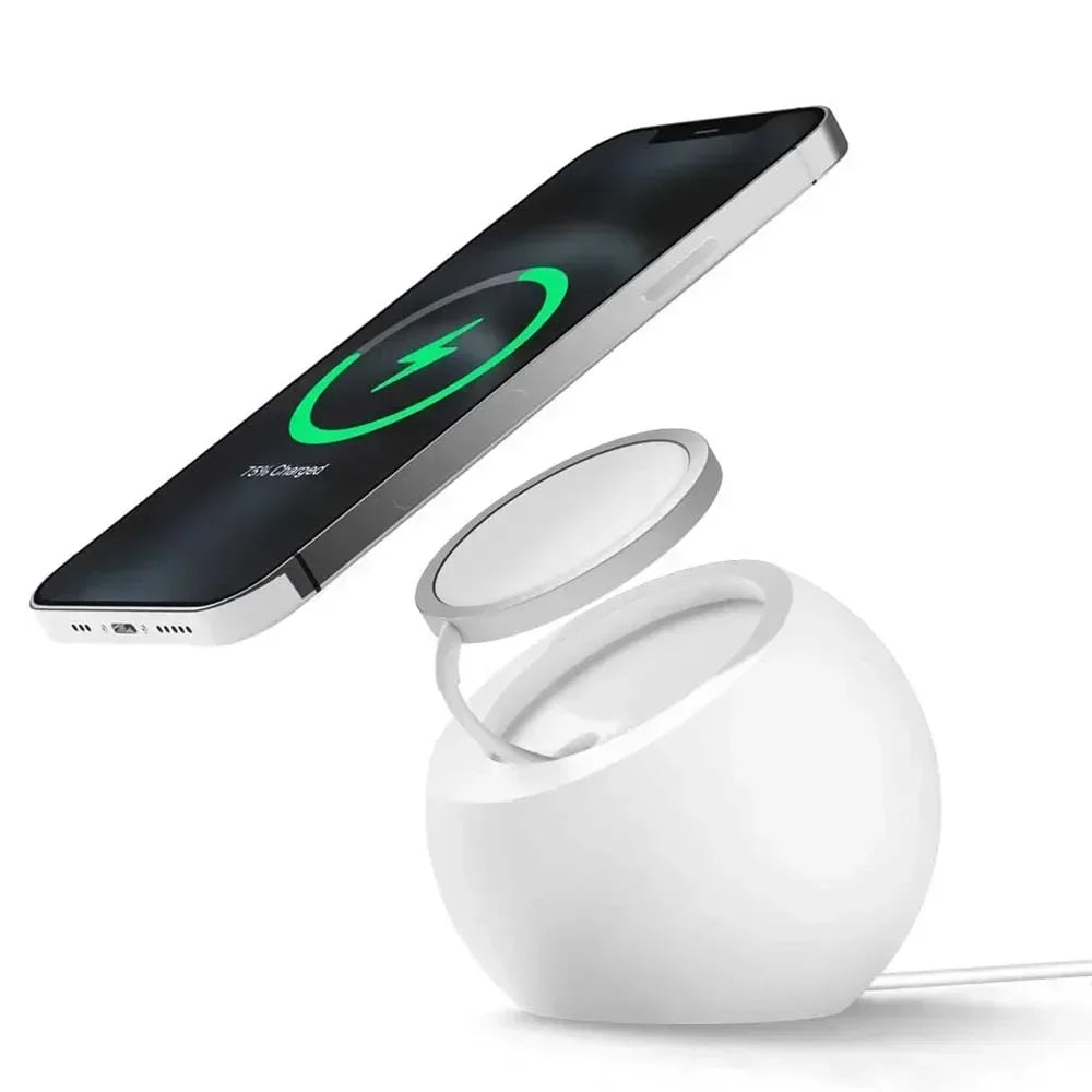 Support magnétique de bureau avec charge sans fil MagSafe