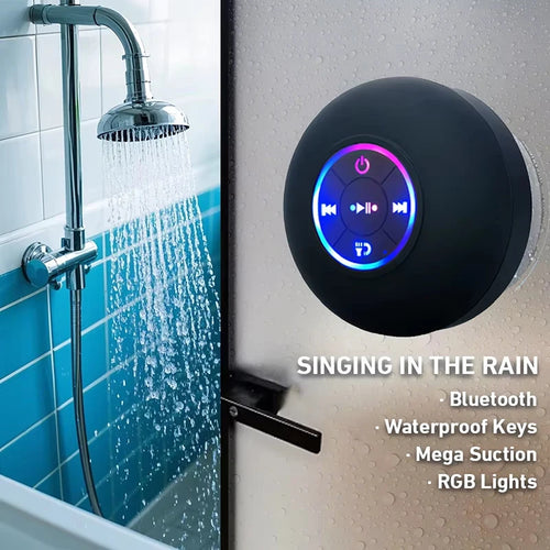 Enceinte Bluetooth portable étanche avec ventouse